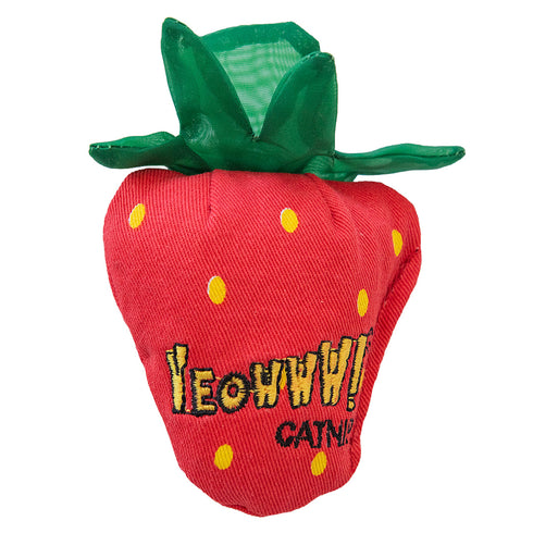 YEOWWW! Strawberry Catnip Cat Toy